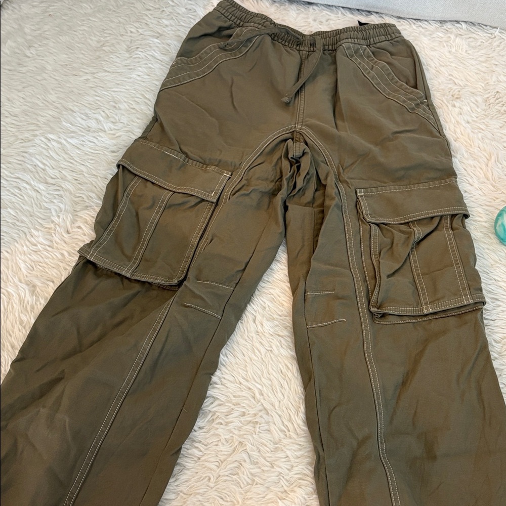 Olive Cargo Pants